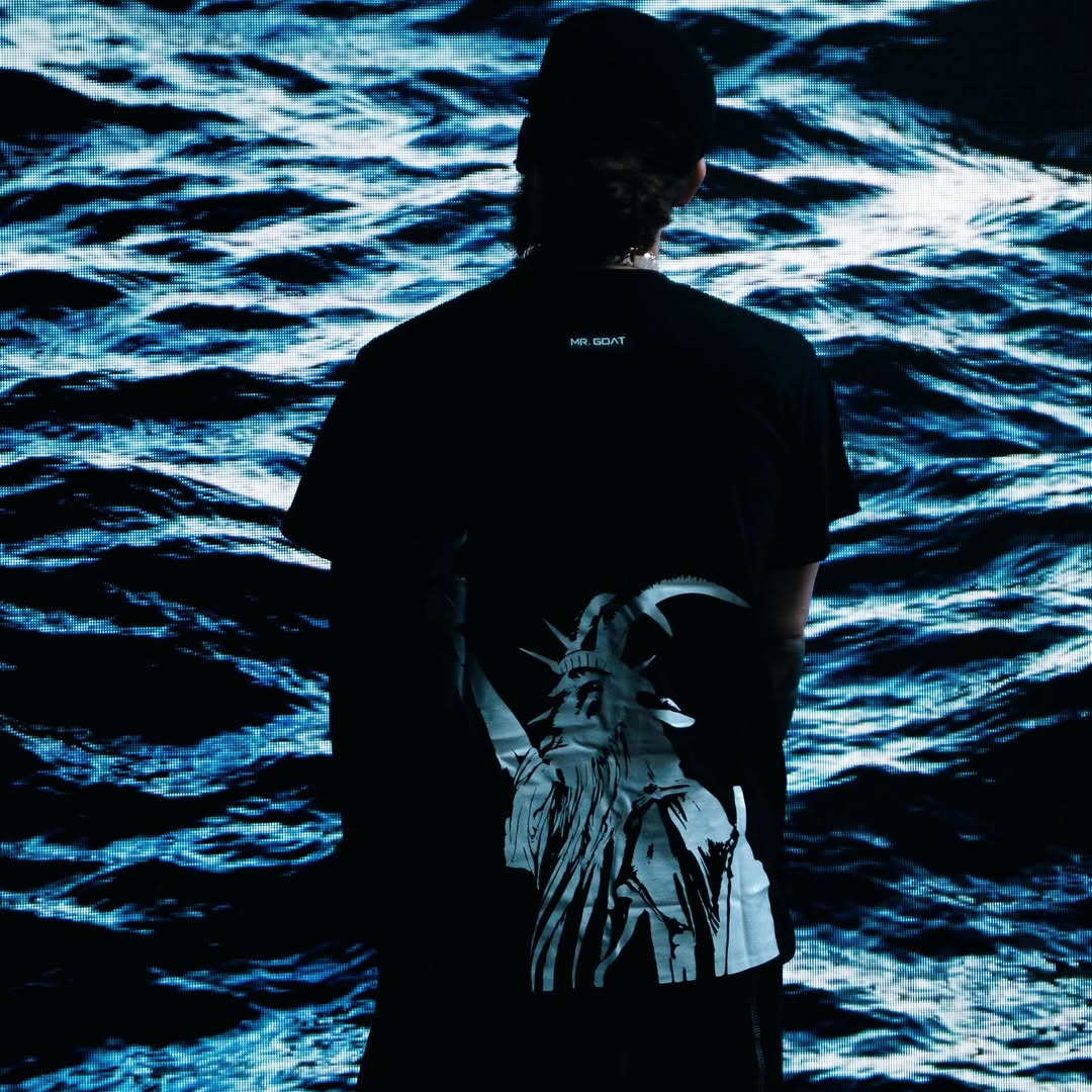 HADES66 and MR.GOAT T-shirt artwork and finishing detail