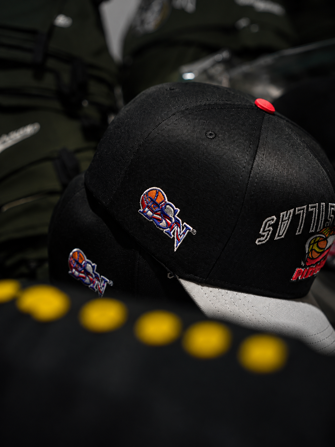 Custom apparel and headwear project for Puerto Rico basketball