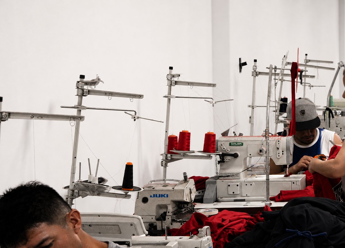 Xtextile apparel manufacturing floor and specialized team in Lima Peru