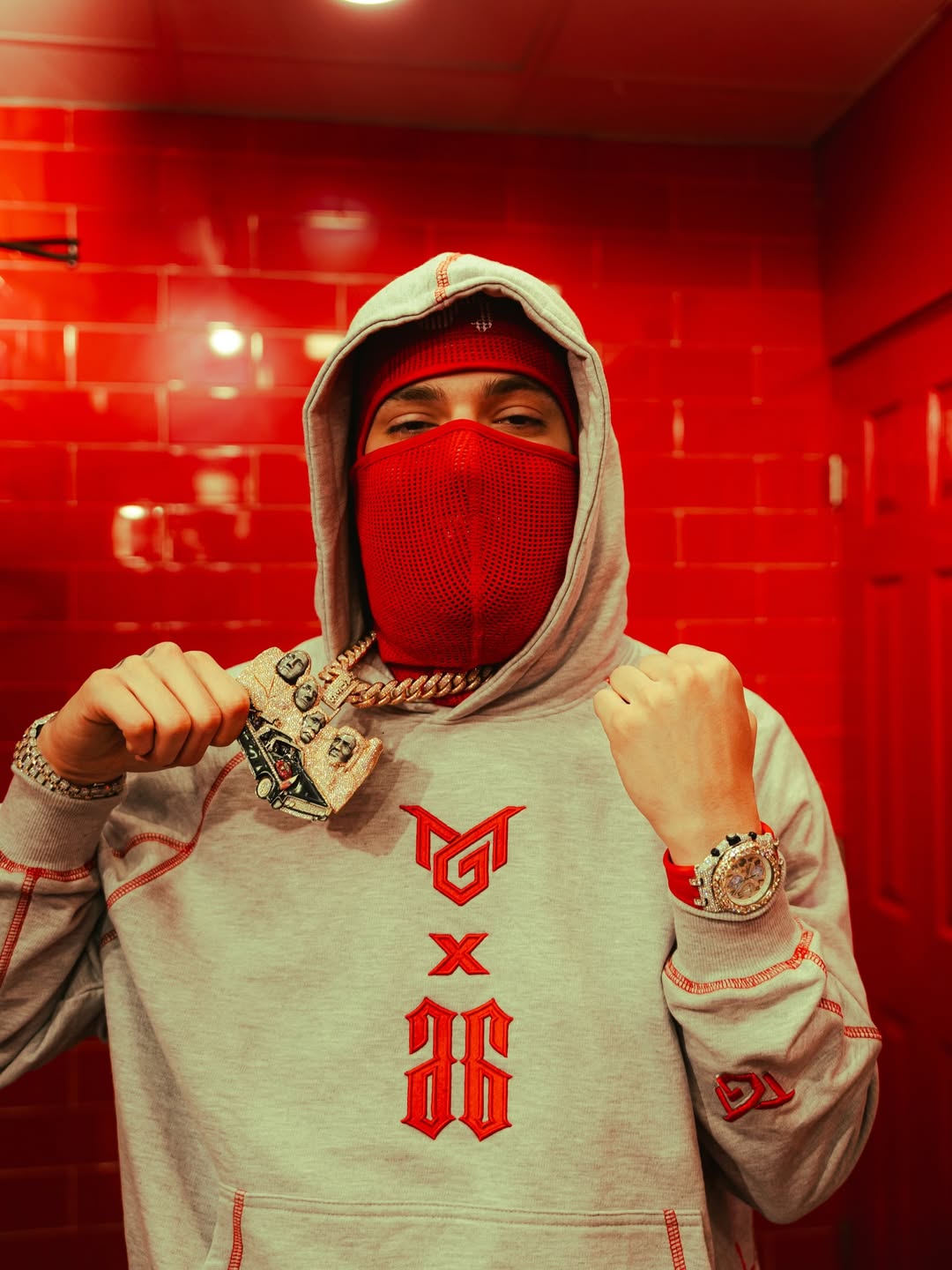 Custom varsity jacket from the HADES66 and MR.GOAT collection