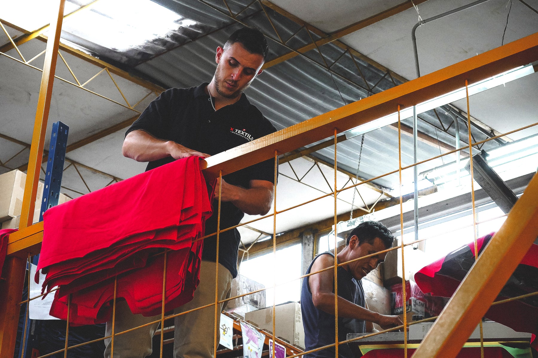 Xtextile apparel manufacturing team in Lima Peru
