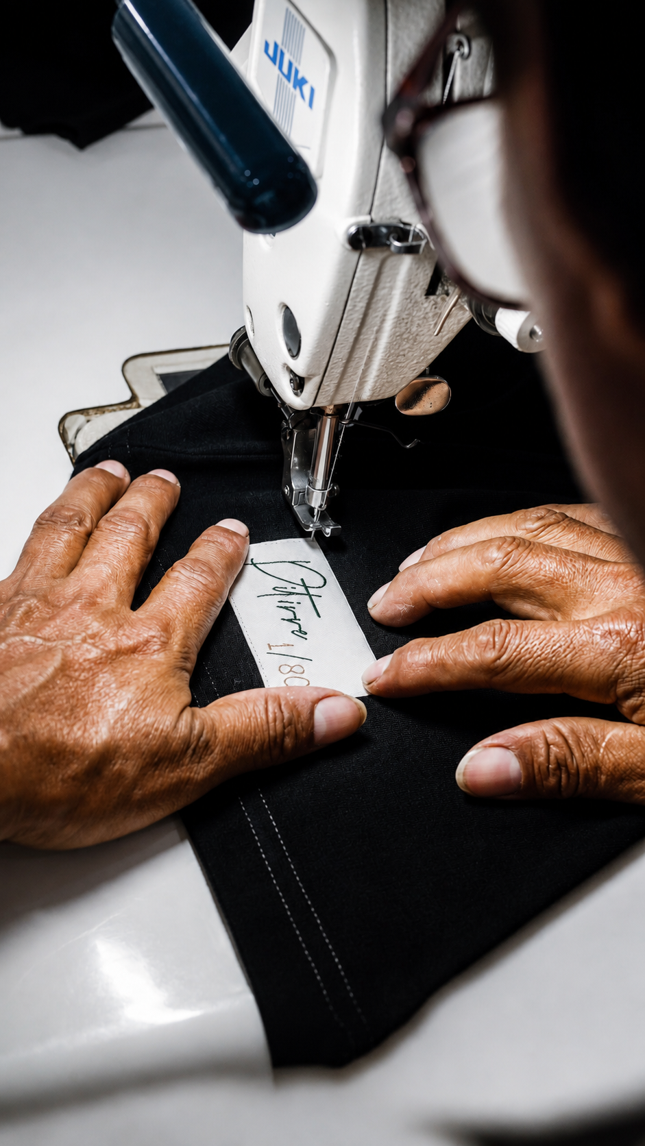 Private label application during apparel manufacturing at Xtextile