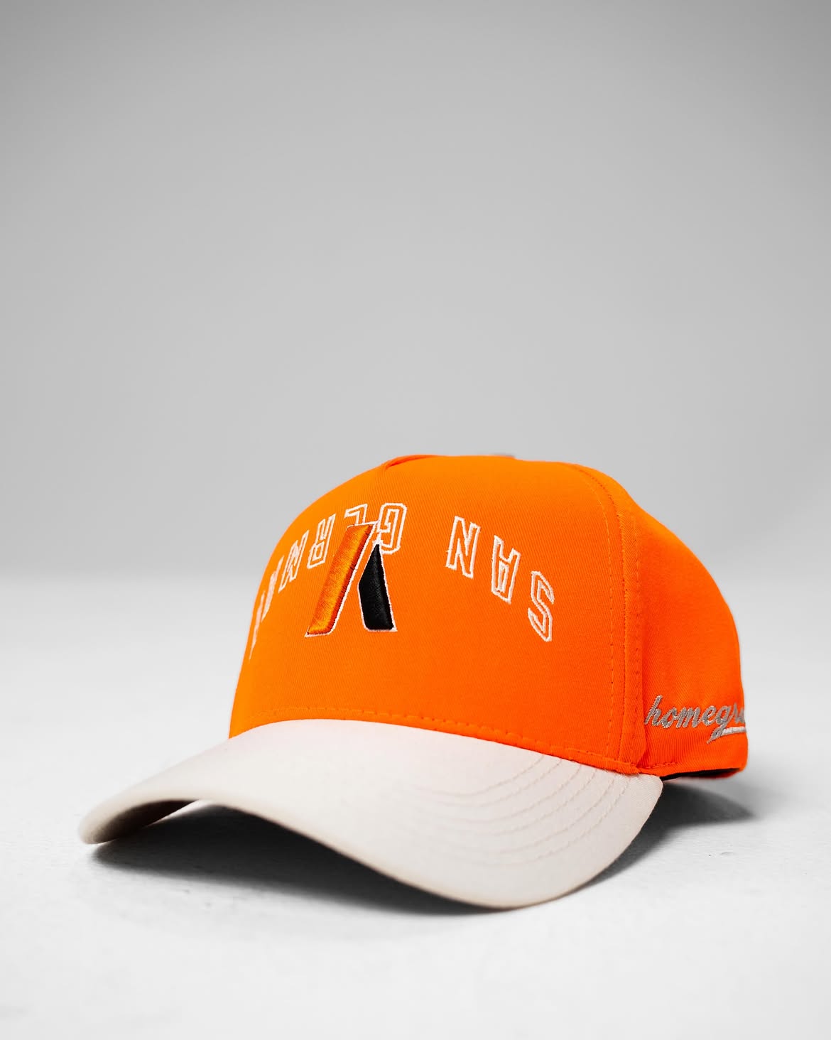 Orange BSN franchise cap from the HOMEGROWN collection